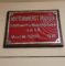 Neptunwerft Rostock  1938 Plaket